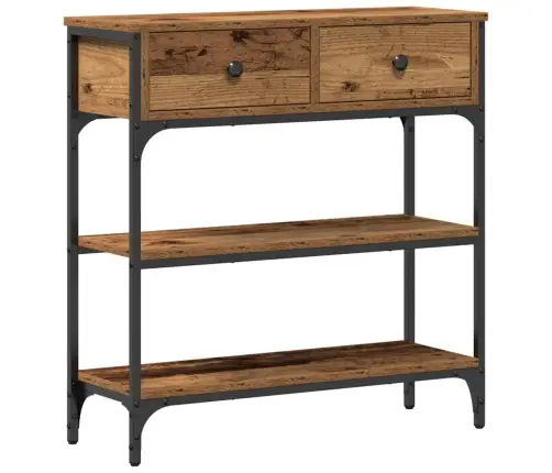 Konsoollaud Sahtliga Vana Puit 72.5 X 25 X 75 Cm Tehispuit