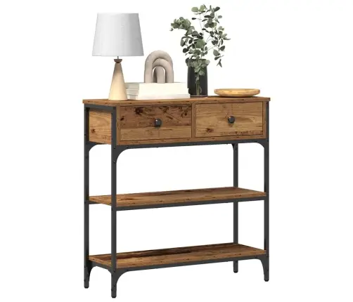 Konsoollaud Sahtliga Vana Puit 72.5 X 25 X 75 Cm Tehispuit