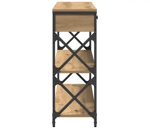 Konsolide Tabel Sahtliga Riiuliga Käsitöötamm 100 X 28 X 75 Cm