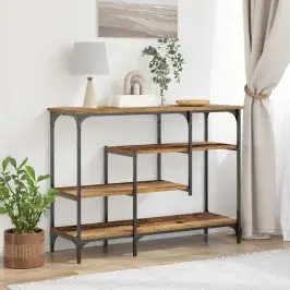 Konsolinis Stalas Su Lentyna Sena Mediena 100 X 35 X 75 Cm