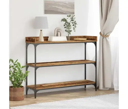 Konsolinis Stalas Su Lentyna Sena Mediena 100 X 30 X 80 Cm