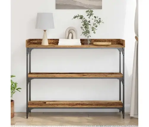 Konsolinis Stalas Su Lentyna Sena Mediena 100 X 30 X 80 Cm