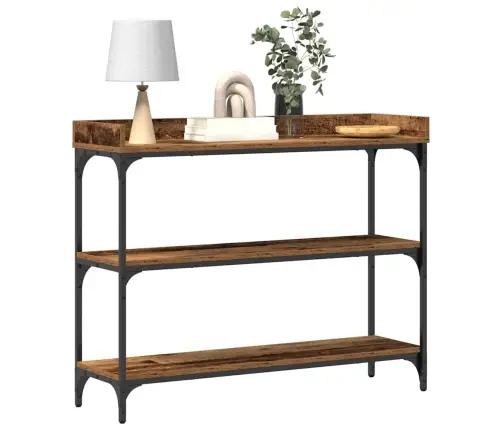 Konsolinis Stalas Su Lentyna Sena Mediena 100 X 30 X 80 Cm