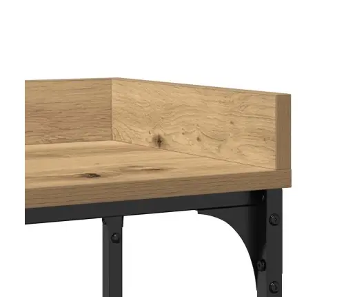 Konsoles Galds Artisan Oak 100X30X80 Cm Inženierijas Koks Un Tērauds Vidaxl