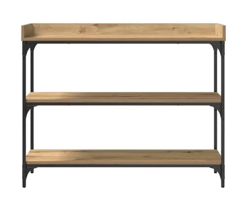 Konsoles Galds Artisan Oak 100X30X80 Cm Inženierijas Koks Un Tērauds Vidaxl