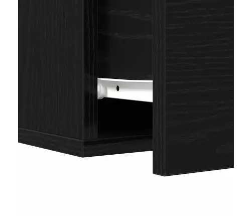 Naktsgaldiņu 2 Gab. Piekārtie Melnā Ozola 35X35X20 Cm Vidaxl