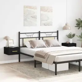 Nakts Skapītis 2 Pcs Melns Ozols 35 X 35 X 20 Cm Vidaxl