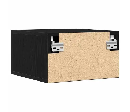 Naktsgaldiņu 2 Gab. Piekārtie Melnā Ozola 35X35X20 Cm Vidaxl