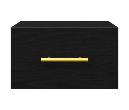 Naktsgaldiņu 2 Gab. Piekārtie Melnā Ozola 35X35X20 Cm Vidaxl