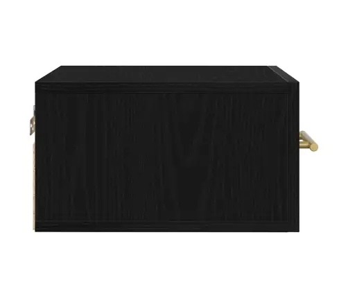 Naktsgaldiņu 2 Gab. Piekārtie Melnā Ozola 35X35X20 Cm Vidaxl