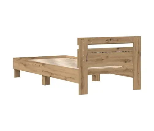 Voodi Raam Käsitöötamm 90 X 200 Cm Tehispuit