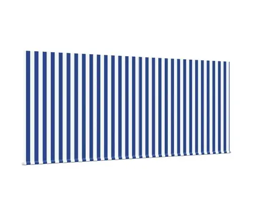 Izvelkams Jumtiņš Zila Un Balta 300 X 200 Cm Vidaxl