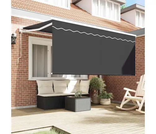 Izvelkams Jumtiņš Antracīts 300 X 200 Cm Audums Vidaxl