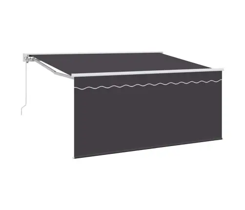 Izvelkams Jumtiņš Antracīts 300 X 200 Cm Audums Vidaxl
