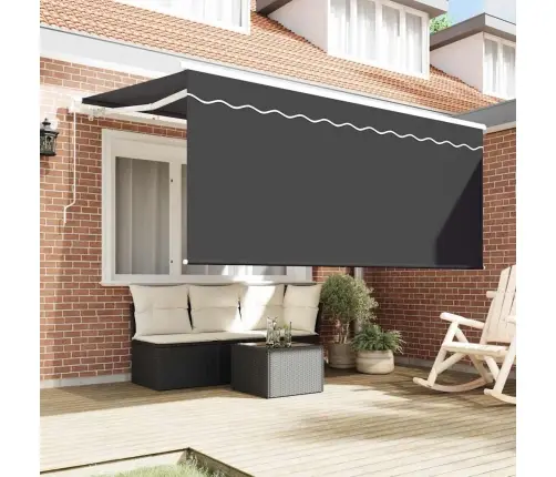 Izvelkams Jumtiņš Antracīts 300 X 200 Cm Audums Vidaxl