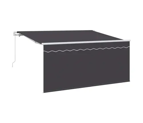 Izvelkams Jumtiņš Antracīts 300 X 200 Cm Audums Vidaxl