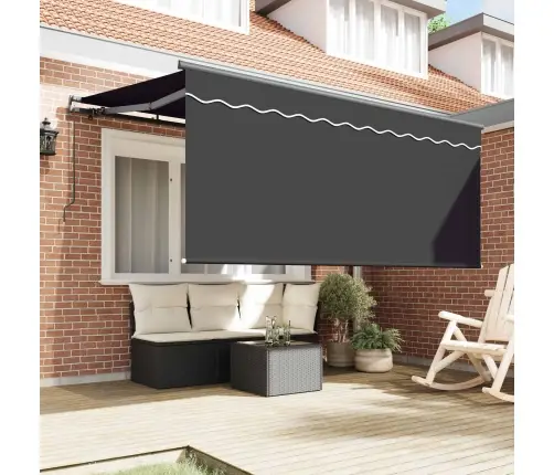Izvelkams Jumtiņš Antracīts 300 X 200 Cm Audums Vidaxl