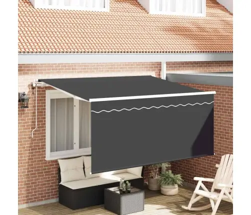 Izvelkams Jumtiņš Antracīts 300 X 200 Cm Vidaxl