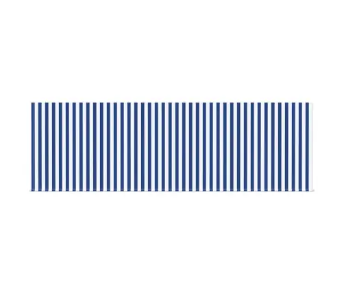 Izvelkams Jumtiņš Zila Un Balta Balta 350 X 200 Cm Vidaxl