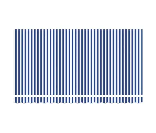 Izvelkams Jumtiņš Zila Un Balta Antracīta 350 X 200 Cm Vidaxl