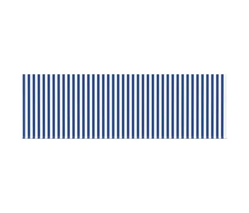 Izvelkams Jumtiņš Zila Un Balta Balta 350 X 200 Cm Vidaxl
