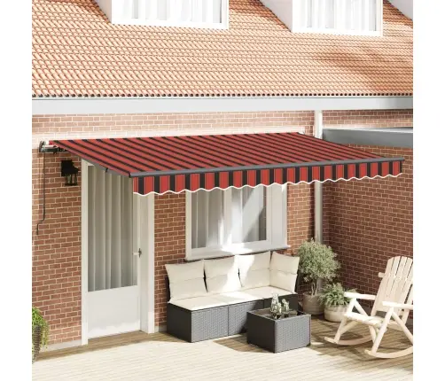 Izvelkams Jumtiņš Dzeltena Un Oranža Un Balta 3.5 X 2 M Vidaxl