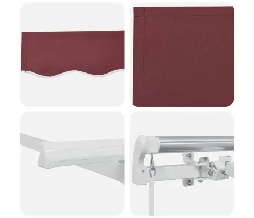 Ištraukiama Markizė Vyšninė 350 X 200 Cm Audinys