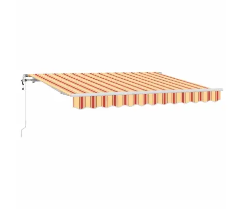 Izvelkams Jumtiņš Dažādās Krāsas Un Dzeltena Un Oranža Un Balta Vidaxl