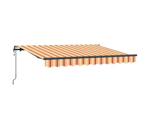 Izvelkams Jumtiņš Dzeltena Un Oranža Un Antracīts Lieli Vidaxl