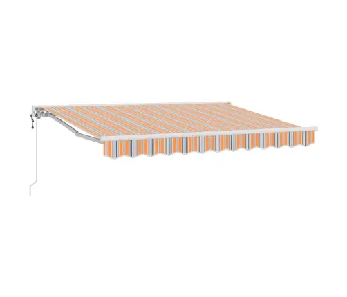 Käigukohandatav Varikatus Sinine Ja Oranž 350 X 200 Cm