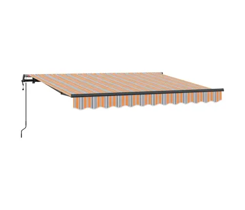 Izvelkams Jumtiņš Dzeltena Un Oranža Un Balta Vidaxl