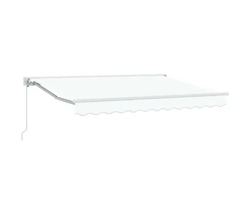 Izvelkams Jumtiņš Balts 350X200 Cm Vidaxl