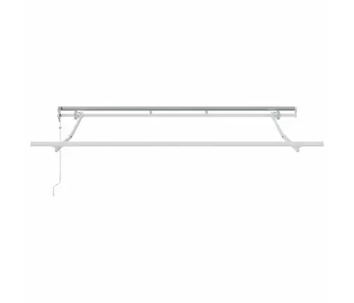 Izvelkams Jumtiņš Balts 350X200 Cm 350 X 200 Cm 3.5 X 2 M Vidaxl