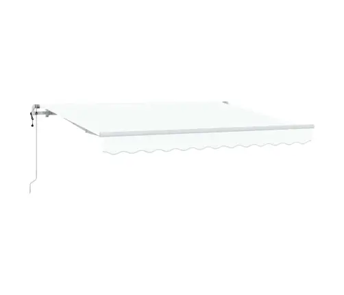 Izvelkams Jumtiņš Balts 350X200 Cm 350 X 200 Cm 3.5 X 2 M Vidaxl