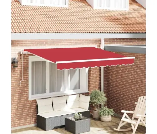 Ištraukiama Markizė Raudona 350 X 200 Cm Audinys