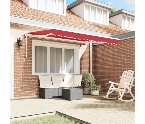 Ištraukiama Markizė Raudona 350 X 200 Cm Audinys