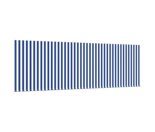 Izvelkams Jumtiņš Zila Un Balta Antracīta 400 X 200 Cm Vidaxl
