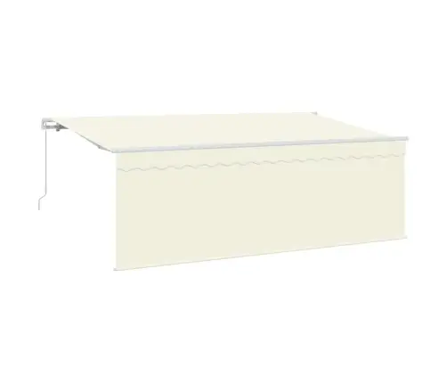 Käigukohandatav Varikatus Cream 400 X 200 Cm