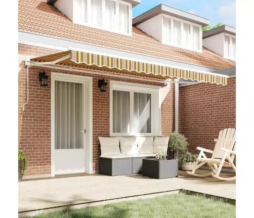 Izvelkams Jumtiņš Jūras Zils 400X200 Cm Vidaxl