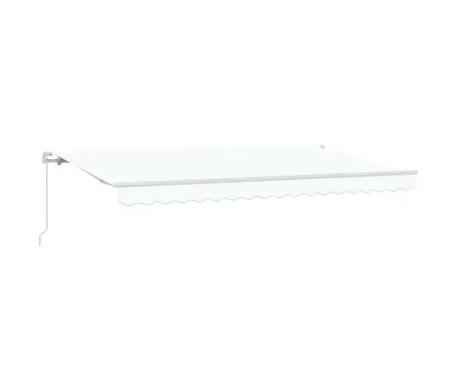 Izvelkams Jumtiņš Balts 400X200 Cm 400 X 200 Cm 4X2 M Vidaxl