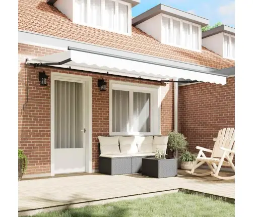 Izvelkams Jumtiņš Balta Un Antracīta Vidaxl