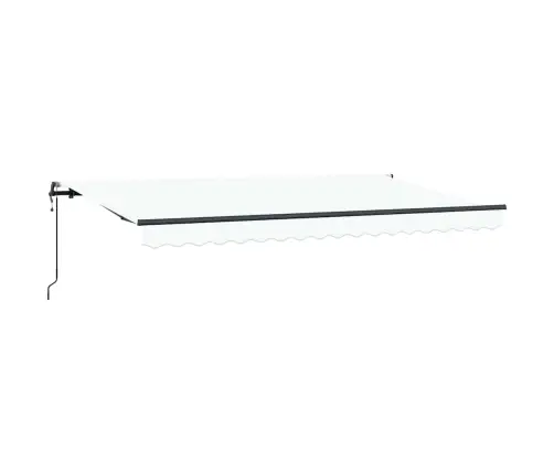 Ištraukiama Markizė Balta 400 X 200 Cm Audinys