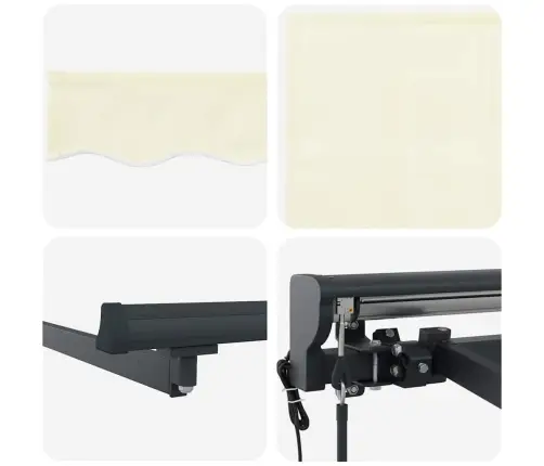 Ištraukiama Markizė Kreminė 300 X 250 Cm