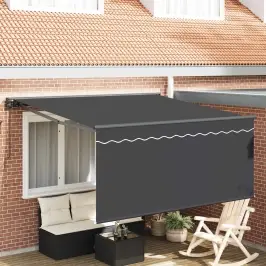 Izvelkams Jumtiņš Antracīts 300 X 250 Cm Vidaxl Izvelkams Jumtiņš Antracīts 300 X 250 Cm Vidaxl