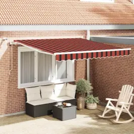Pārsega Audums Oranžs Un Brūns 300 X 250 Cm Poliesters Vidaxl