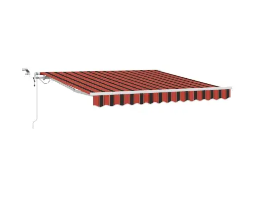 Izvelkams Jumtiņš Oranžs Un Brūns 300 X 250 Cm Vidaxl