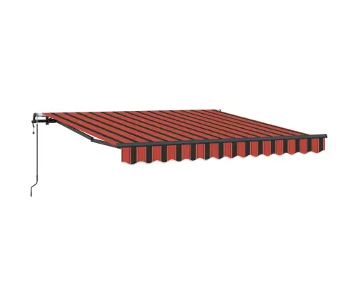 Automātiskā Nojume, Apelsīnu Un Brūnā Krāsā, 300 X 250 Cm Vidaxl