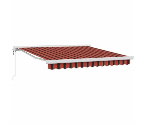 Automātiskā Atsaucamā Nojume Apelsīnu Un Brūna 300X250 Cm Vidaxl