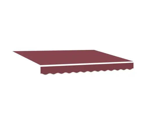 Izvelkams Jumtiņš Burgundijas Sarkanais 300X250 Cm Poliesters Vidaxl