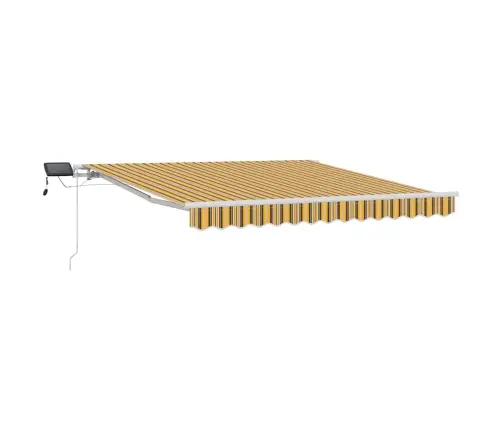 Izvelkams Jumtiņš With Daudzkrāsains 300 X 250 Cm Audums Vidaxl